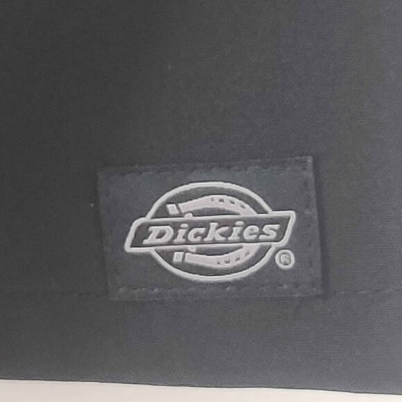 Dickies Essentials  Womens Scrub top black Medium 2 pockets - Picture 2 of 3